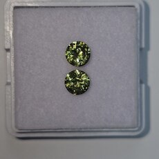 Круг 5,00 мм, 4/1, Вес пары: 1,03 ct. - Ювелирные изделия, бижутерия