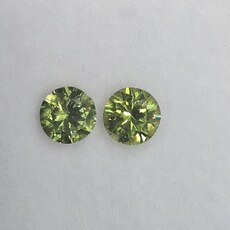 Круг 4,75 мм, 4/1, вес пары: 1,04 ct. - Ювелирные изделия, бижутерия