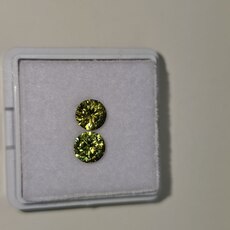 Круг 5,30 мм, 4/1, вес пары: 1,48 ct. - Ювелирные изделия, бижутерия
