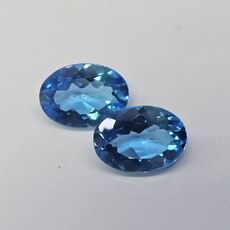 Овал. SWISS. 14*10 мм, вес пары: 11,56 ct. - Ювелирные изделия, бижутерия
