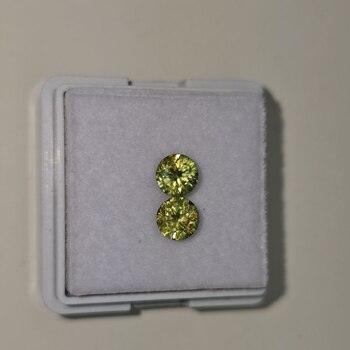Круг 5,00 мм, 4/3, вес пары: 1,19 ct. - Ювелирные изделия, бижутерия