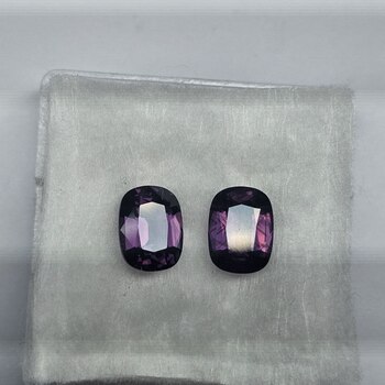 Кушон 7,80*5,80 мм, вес пары: 2,90 ct. - Ювелирные изделия, бижутерия
